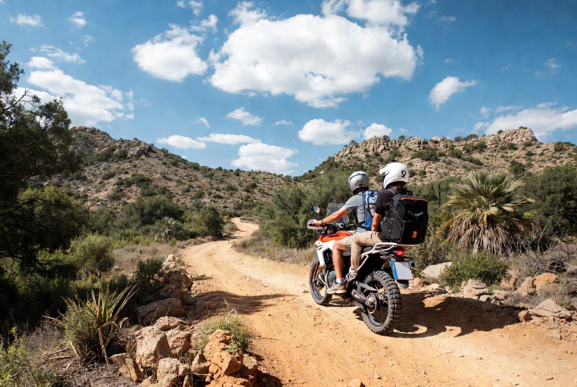 Monsieur Pingouin, le plaisir de voyager en moto
