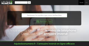 identifier un numéro de téléphone