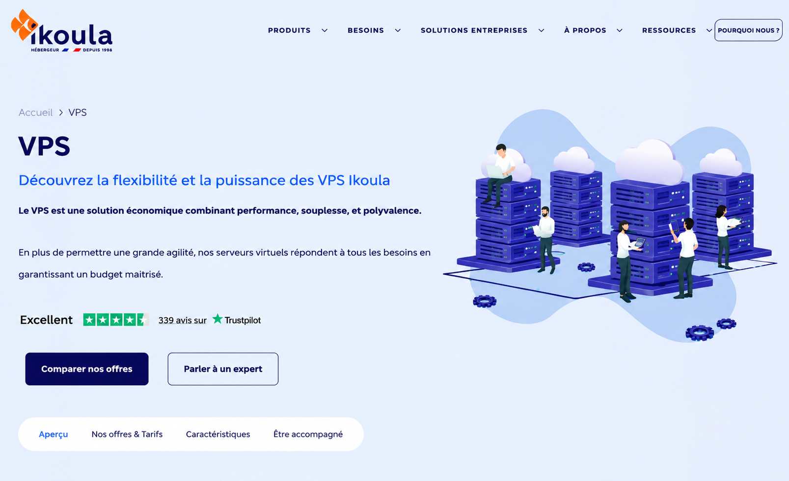 en choisissant le Cloud Computing, c’est au fournisseur de gérer les serveurs !