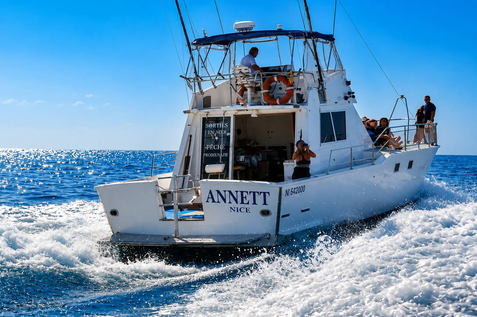 Pêche en bateau Paca ? Tentez l’aventure sur l’Annett (Mandelieu) !